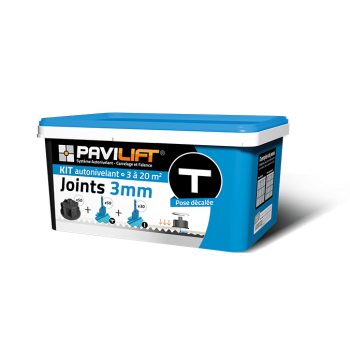 Kit croisillons Pavilift 3mm poses décalés en T