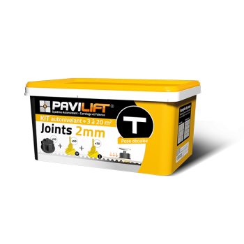 Kit croisillons Pavilift 2mm poses décalés en T