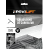 SACHET DE 300 CROISILLONS DE CARRELEUR EN Té ( T ) 1 MM