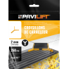 SACHET DE 250 CROISILLONS DE CARRELEUR EN Y (90Ã?Â°) 2 MM