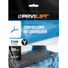 SACHET DE 250 CROISILLONS DE CARRELEUR EN Y (90Ã?Â°) 3 MM
