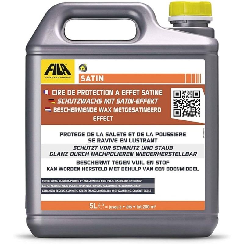 FILASATIN CIRE DE PROTECTION Ãƒâ‚¬ EFFET SATINé BIDONS DE 5 LT