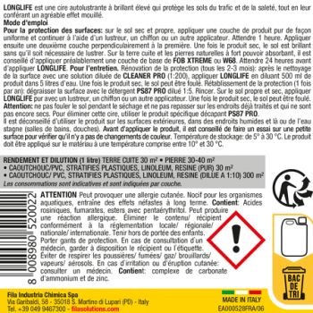 FILALONGLIFE CIRE DE PROTECTION Ãƒâ‚¬ EFFET BRILLANT BIDONS DE 1 LT