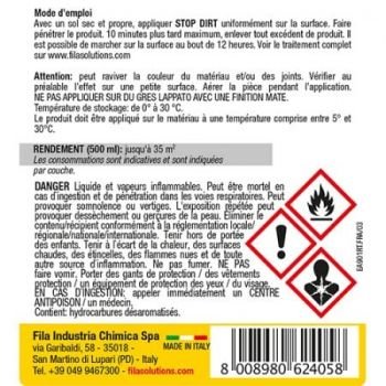 FILASTOP DIRT BARRIÃƒË†RE PROTECTRICE CONTRE LES SALISSURES BIDONS DE 500 ML