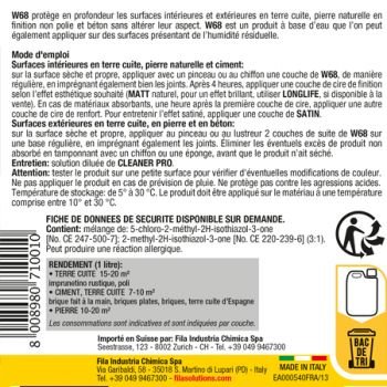 FILAW68 PROTECTEUR OLéOFUGE BASE EAU BIDONS DE 1 LT