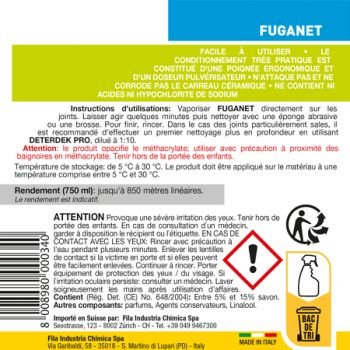 Fuganet nettoyant pour joints flacons de 750 ml