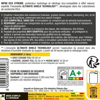 MP90 ECO XTREME PROTECTION TOTALE HYDROFUGE ET OLEOFUGE ECO-COMPATI 5lt