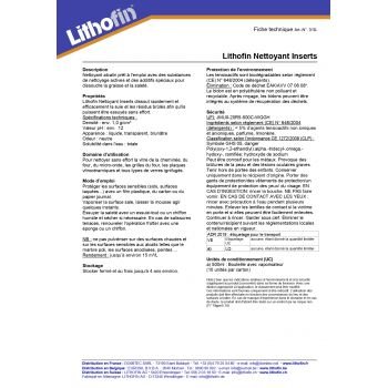 Lithofin Nettoyant Inserts 500 ml