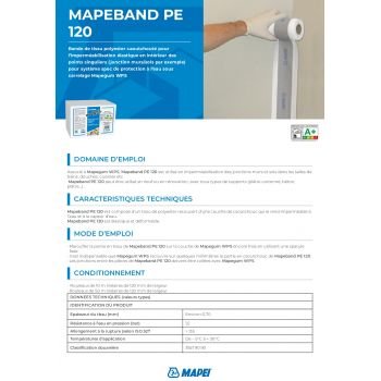 MAPEBAND PE 120 MAPEI - 10 mètres