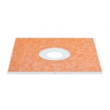 KERDI-SHOWER-TT 1220 X 1220MM PROCESSUS CENTRAL HAUTEUR 25 MM receveur découpable