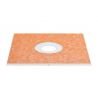 KERDI-SHOWER-TT 1220 X 1220MM PROCESSUS CENTRAL HAUTEUR 25 MM receveur découpable