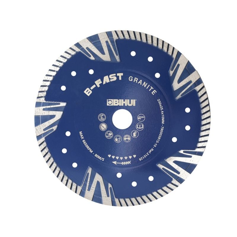 Disque diamant SPEEDY couronne cannelée continue - Diamètre 125 - OSA