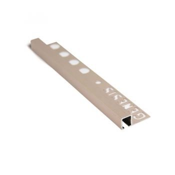 PROFILO QUADRO ALLUM.(fin.RAME SPAZZ.) 12mm x 10mm- 2,5m