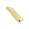 PROFILO QUADRO ALLUM. - OTTONE LUCIDO12mm x 10mm- 2,5m