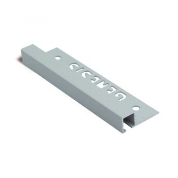 PROFILO QUADRO ALLUM.GRIGIO CHIARO10mm x 10mm- 2,5m