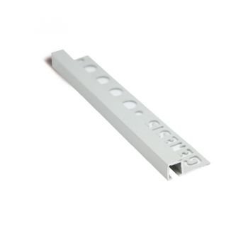 PROFILO QUADRO ALLUM.BIANCO OPACO 12mm x 10mm- 2,5m