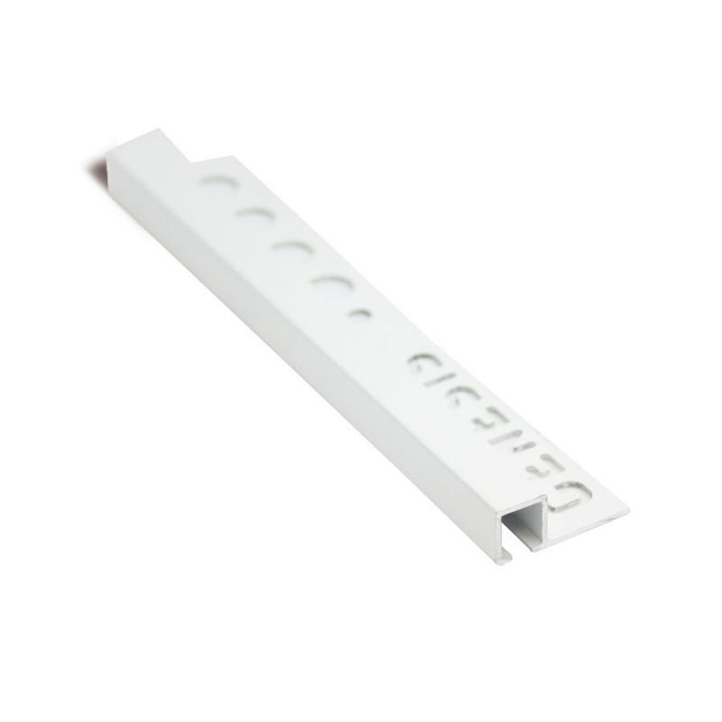 PROFILO QUADRO ALLUM.BIANCO10mm x 10mm- 2,5m