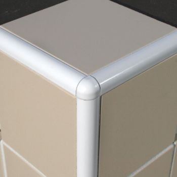 PROFILO ARROTONDATO ALL.(BIANCO) 8mm - 2,5m