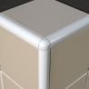 PROFILO ARROTONDATO ALL.(BIANCO) 8mm - 2,5m