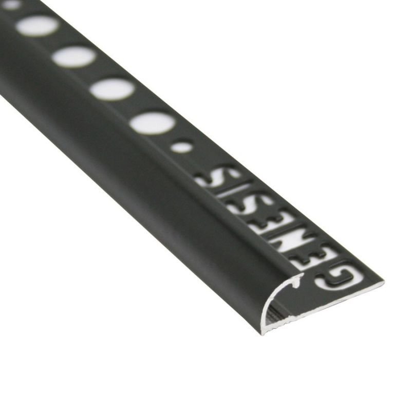 PROFILO ARROTONDATO ALL.(NERO) 10mm - 2,5m