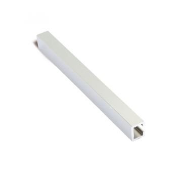 LISTELLO MATITA ALLUMINIO CROMATO PLACCATO10mm x 8mm - 2,5m