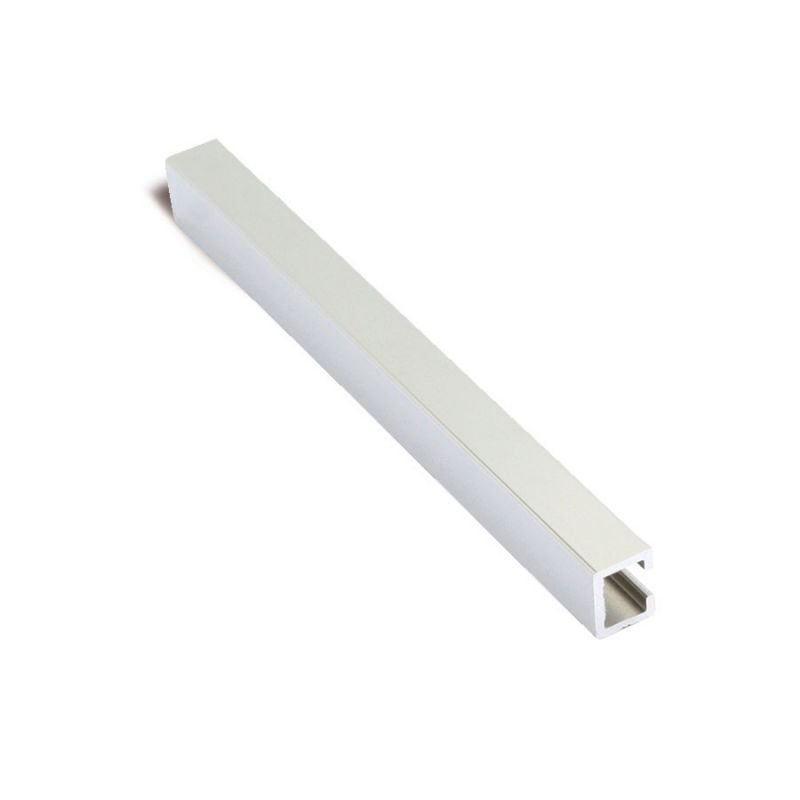 LISTELLO MATITA ALLUMINIO CROMATO PLACCATO10mm x 8mm - 2,5m LISTELLO MATITA ALLUMINIO CROMATO PLACCATO10mm x 8mm - 2,5m