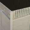 PROF.ANGOLARE PVC GRIGIO'REGULAR'10mm - 2,5m