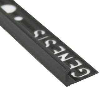PROF.ANGOLARE PVC NERO             10mm - 2,5m