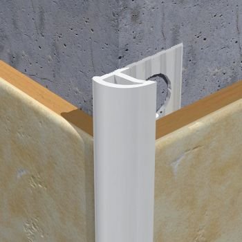PROFILO ARROTONDATO PVC CUOIO8mm - 2,5m