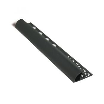PROFILO ARROTONDATO PVC NERO 6mm - 2,5m