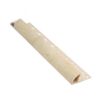 PROFILO ARROTONDATO PVC BEIGE MARM.10mm - 2,5m