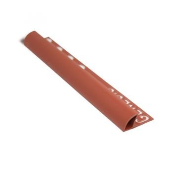 PROFILO ARROTONDATO PVC ROSSO8mm - 2,5m