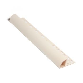 PROFILO ARROTONDATO PVC SOFT CREAM 8mm - 2,5m