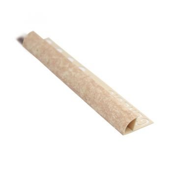 PROFILO ARROTONDATO PVC MARR.GRANI.10mm - 2,5m