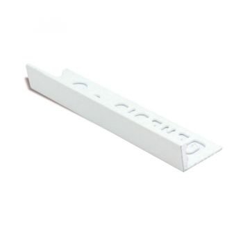 PROFILO ANGOLARE ALL. BIANCO 10mm - 2,5m