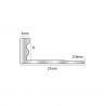 ESA.080.81 PROFILO ANGOLARE ALL. ANODIZZATO 8mm - 2,5m