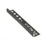 ESA.100.16 PROFILO ANGOLARE ALL. NERO 10mm - 2,5m