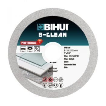 DISQUE DIAMANTÉ DE DÉCOUPE POLYVALENT VERRE, CÉRAMIQUE ETC 125MM